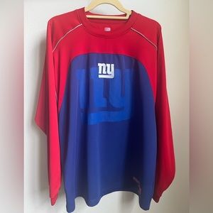 New York Giants Vintage Authenticated Long Sleeve Jersey Tee